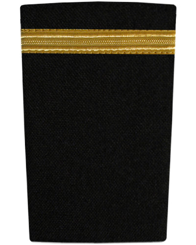 Epaulettes - Gold Bars on Black