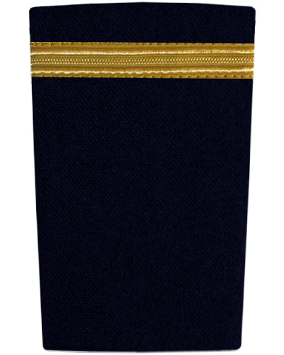 Epaulettes - Gold Bars on Navy