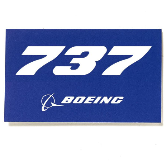 Boeing Blue Sticker