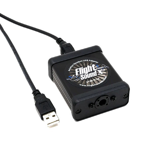 Flight Sound X Heli Headset to USB Adapter