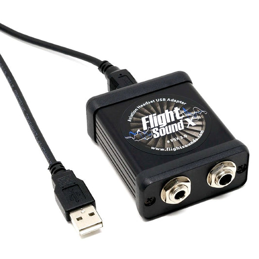 Flight Sound X GA Headset to USB Adapter