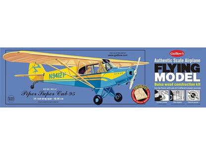 Guillows Piper Super Cub 95 Rubber-Powered Balsa Model Kit-Guillows-Downunder Pilot Shop Australia