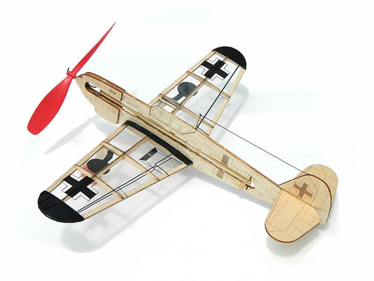 Guillows miniModels German Fighter Rubber-Powered Balsa Model Kit-Guillows-Downunder Pilot Shop Australia