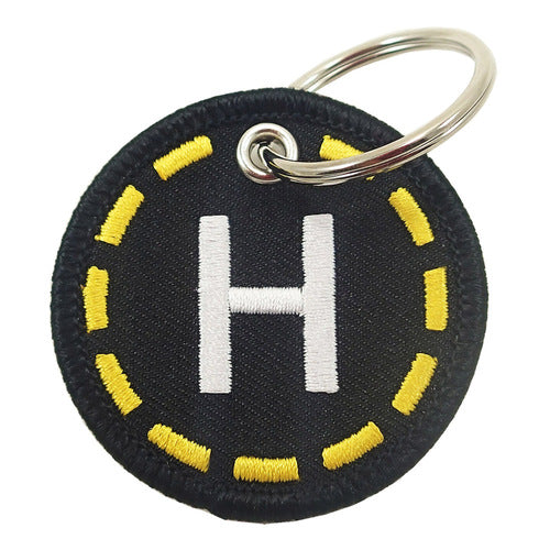 Key Tag Helipad Embroidered