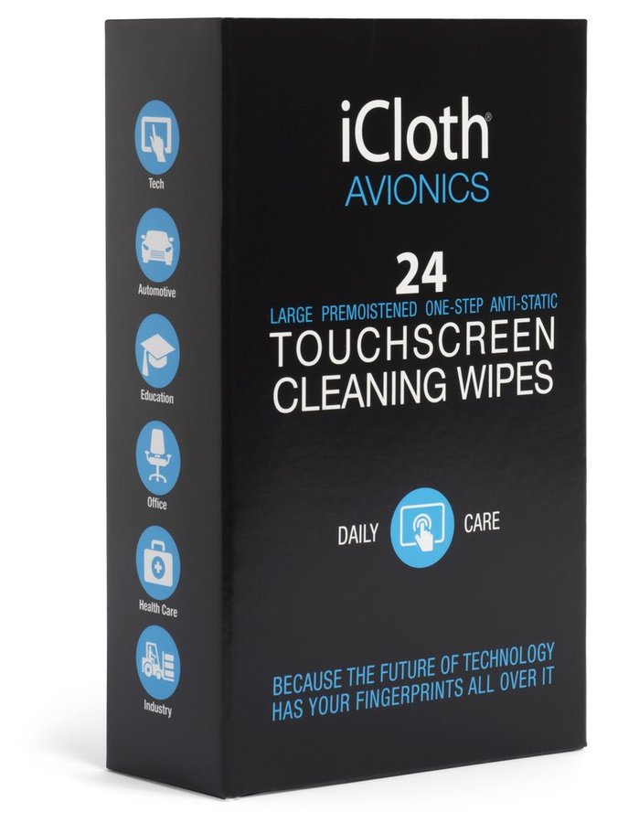 iCloth Avionics Wipes (Box of 24)-iCloth-Downunder Pilot Shop Australia