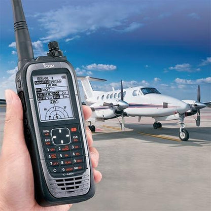 Icom IC-A25NE Air Band Radio With Built-In GPS and Bluetooth - Australian version