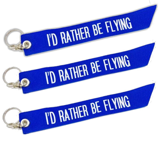 Id Rather Be Flying Keychain-Downunder-Downunder Pilot Shop Australia