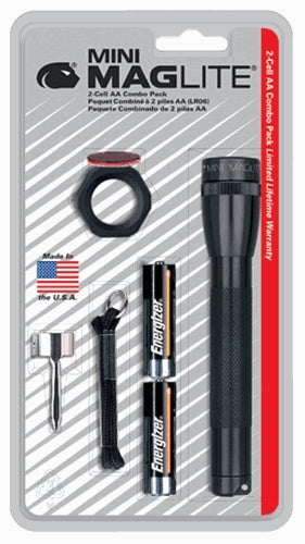 MAGLITE Mini Maglite AA Black Combo Pack-Maglite-Downunder Pilot Shop Australia