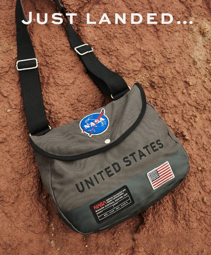 Red Canoe NASA Shoulder Bag - Grey