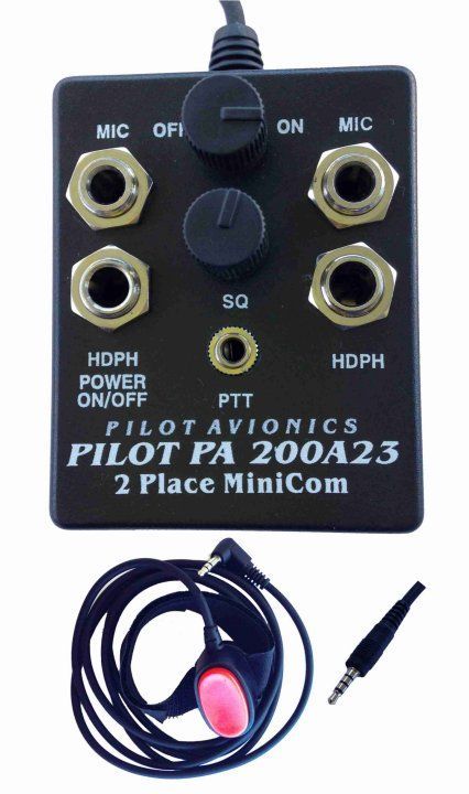 Pilot PA200-A23 Intercom-Pilot Communications-Downunder Pilot Shop Australia