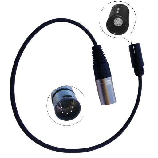 PA89A LEMO to Airbus Headset Adaptor