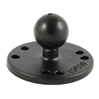 RAM 1" Ball With Round Screw On Base-RAM Mount-Downunder Pilot Shop Australia