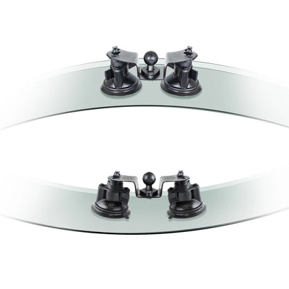 RAM Twist-Lock Dual Pivot Suction Cup Base with 1" Ball