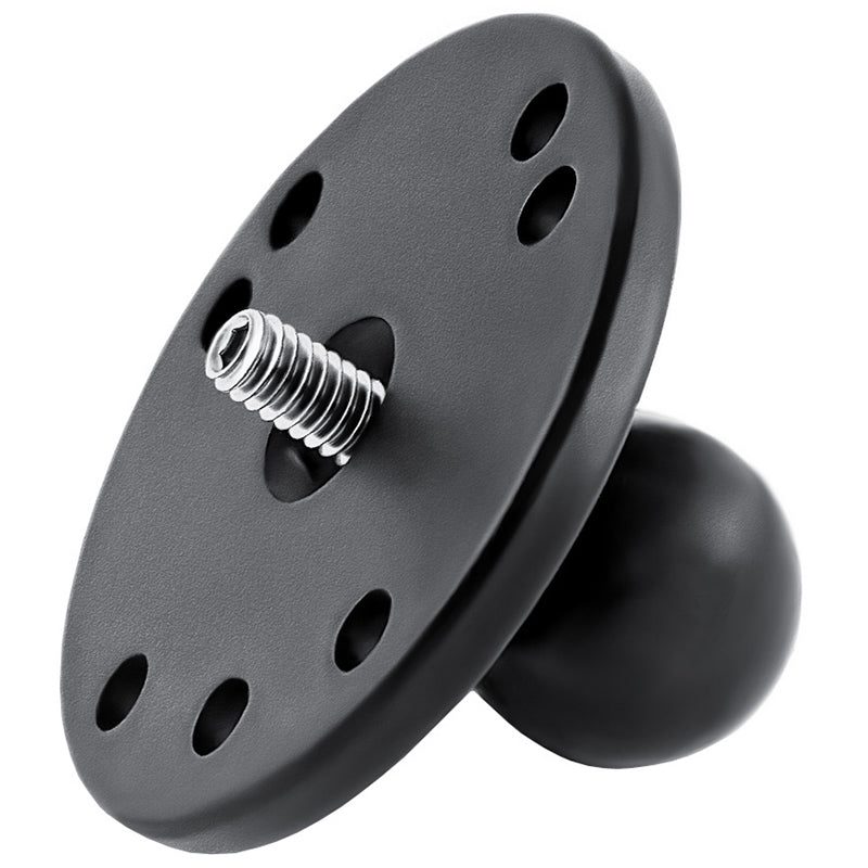 RAM 2.5" Round Base (AMPs Hole Pattern), 1" Ball & 1/4"