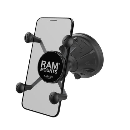 RAM X-Grip Phone Mount with Mighty-Buddy Suction Cup