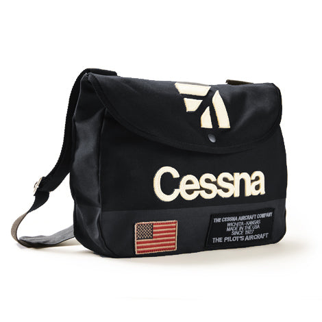 Red Canoe Cessna Shoulder Bag - Navy-Red Canoe-Downunder Pilot Shop Australia