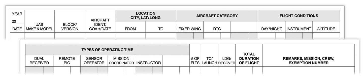 ASA The Standard UAS Operator Log